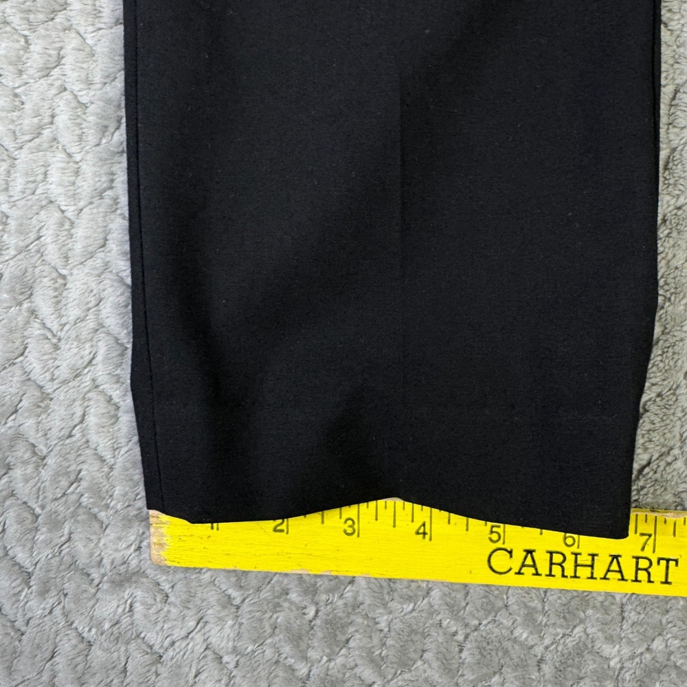 J Ferrar Mens Slim Fit Dress Pants Black Recycled Polyester Trousers 30x30 - Picture 9 of 10